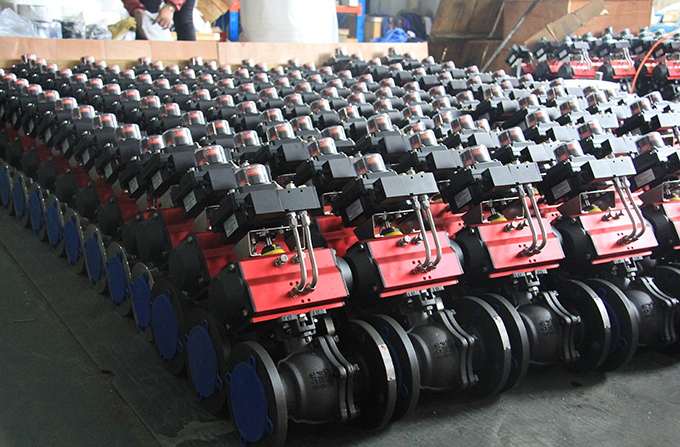 羅贊電動球閥_蝶閥發貨